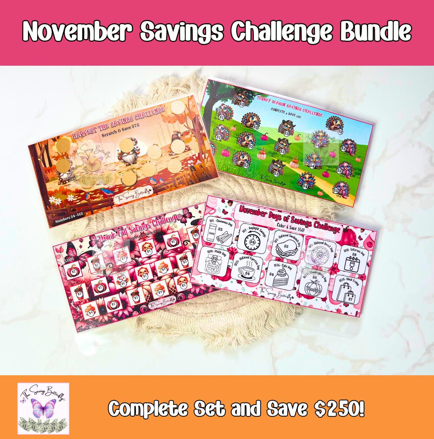 November 2025 Savings Challenge Bundle Set
