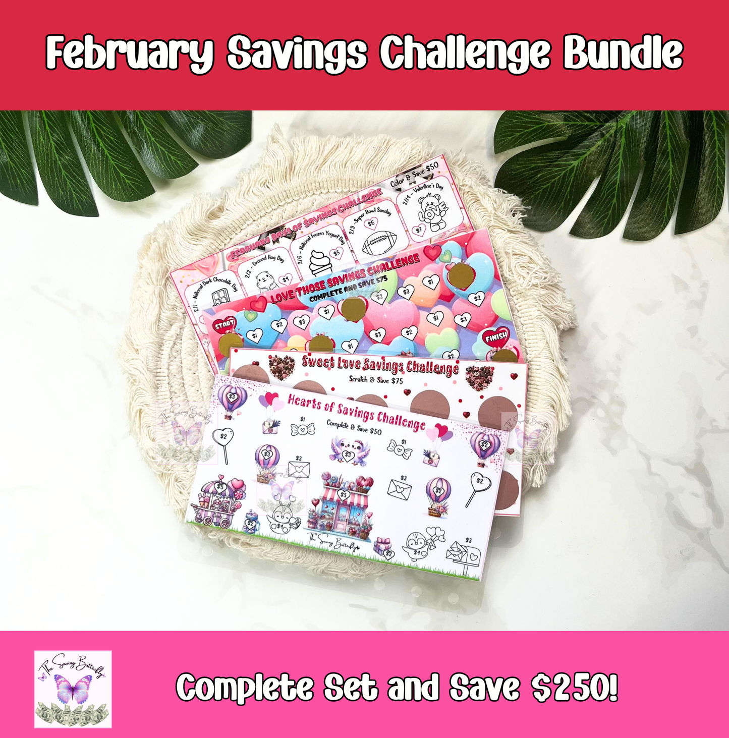 February Savings Challenge Bundle Set