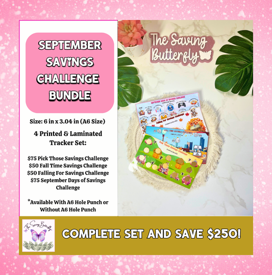 September Savings Challenge Bundle Set