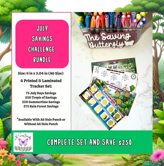 July Savings Challenge Bundle Set