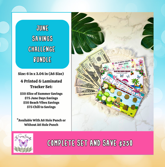 June Savings Challenge Bundle Set