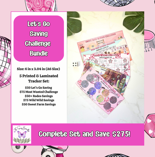 Let's Go Saving Challenge Bundle Set