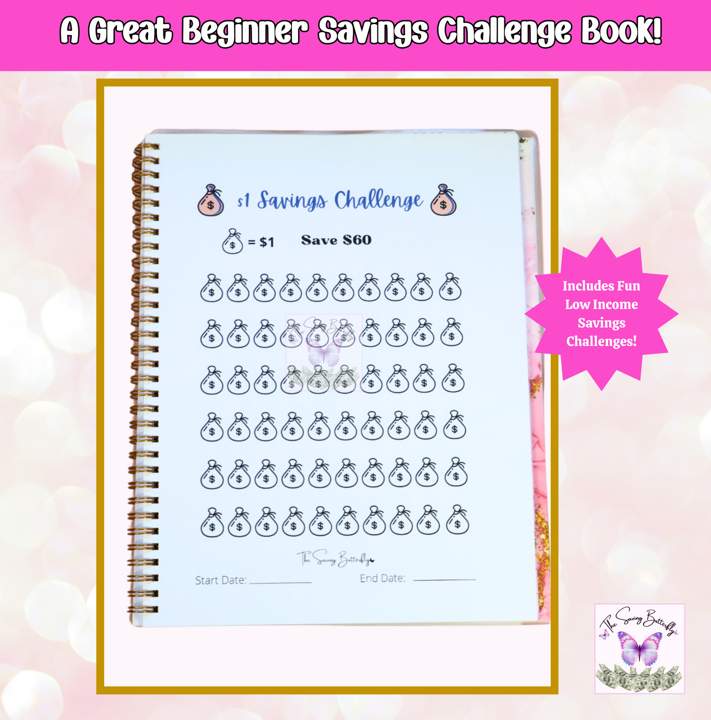 Savings Challenge Book