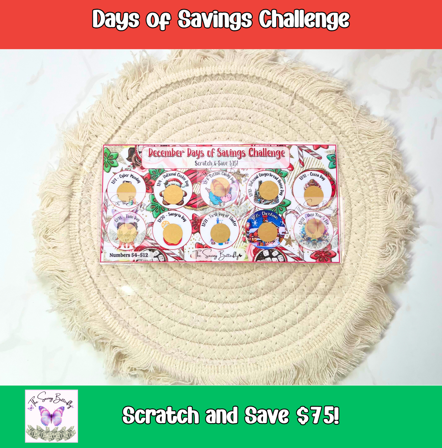 December 2025 Savings Challenge Bundle Set