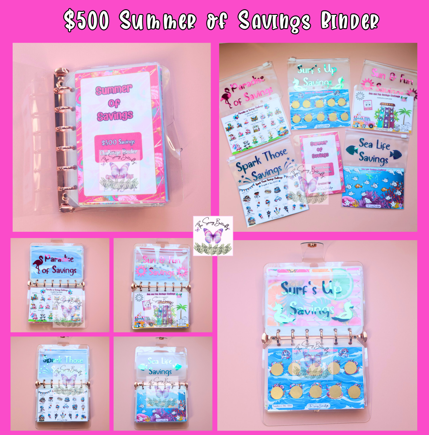 4 Seasons Mini Savings Challenge Binder Bundle