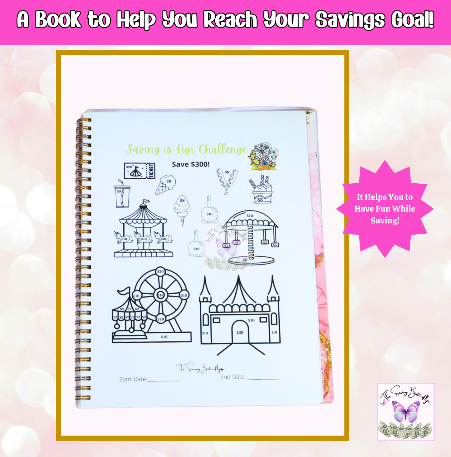 Savings Challenge Book