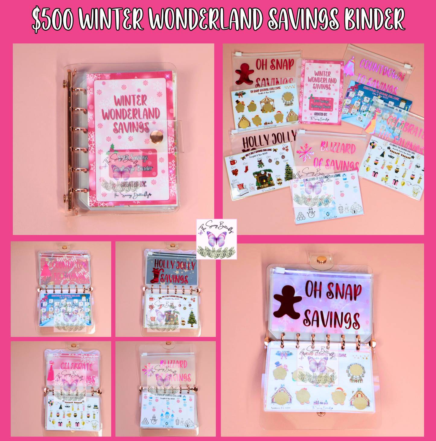 4 Seasons Mini Savings Challenge Binder Bundle