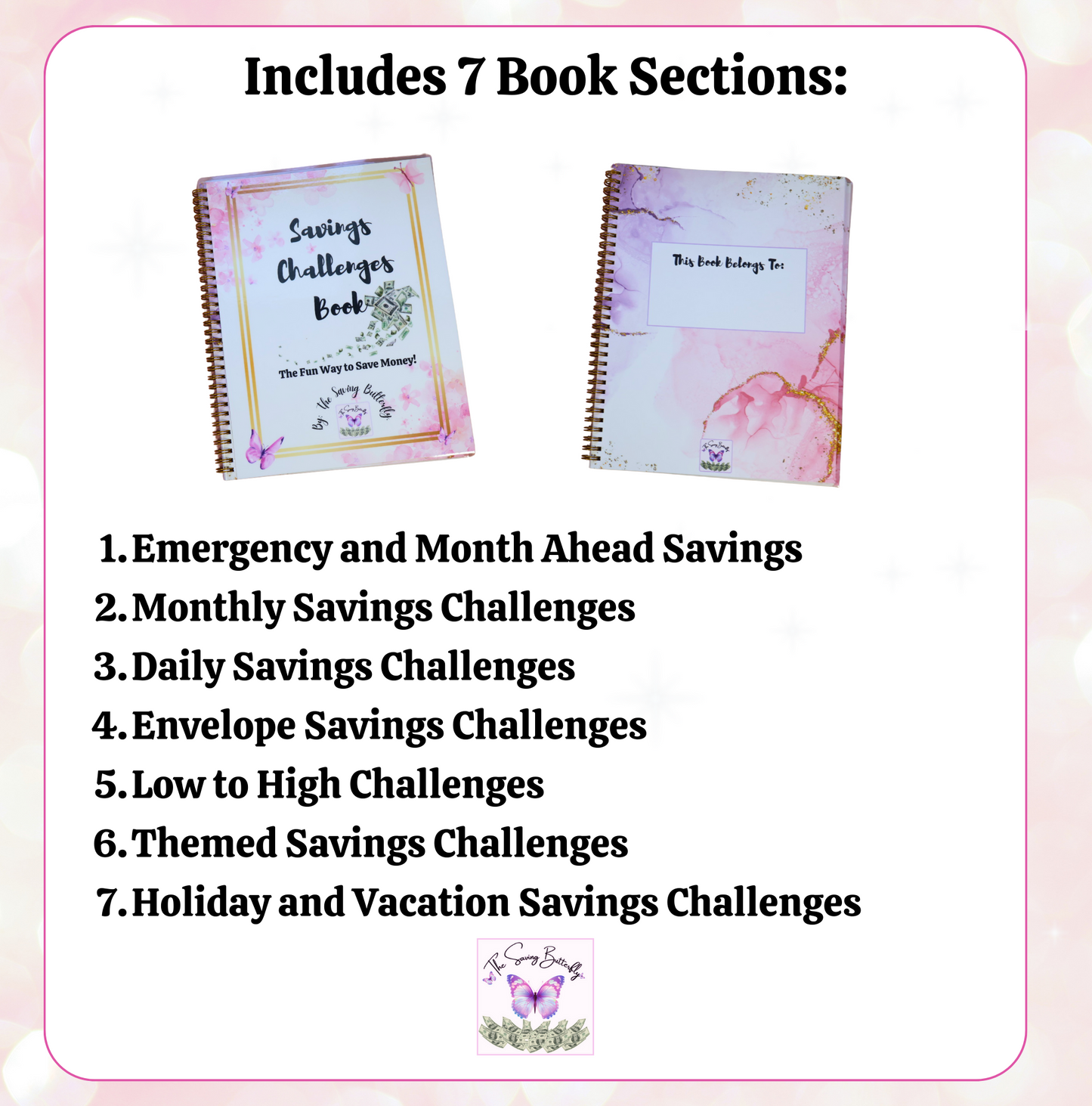 Savings Challenge Book
