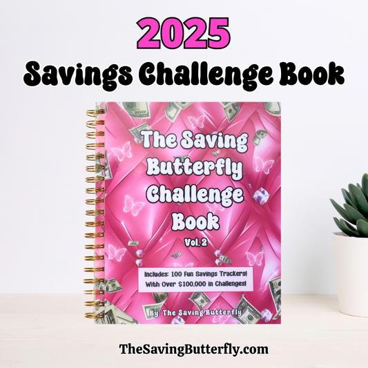 New 2025 Savings Book: The Saving Butterfly Challenge Book Volume 2