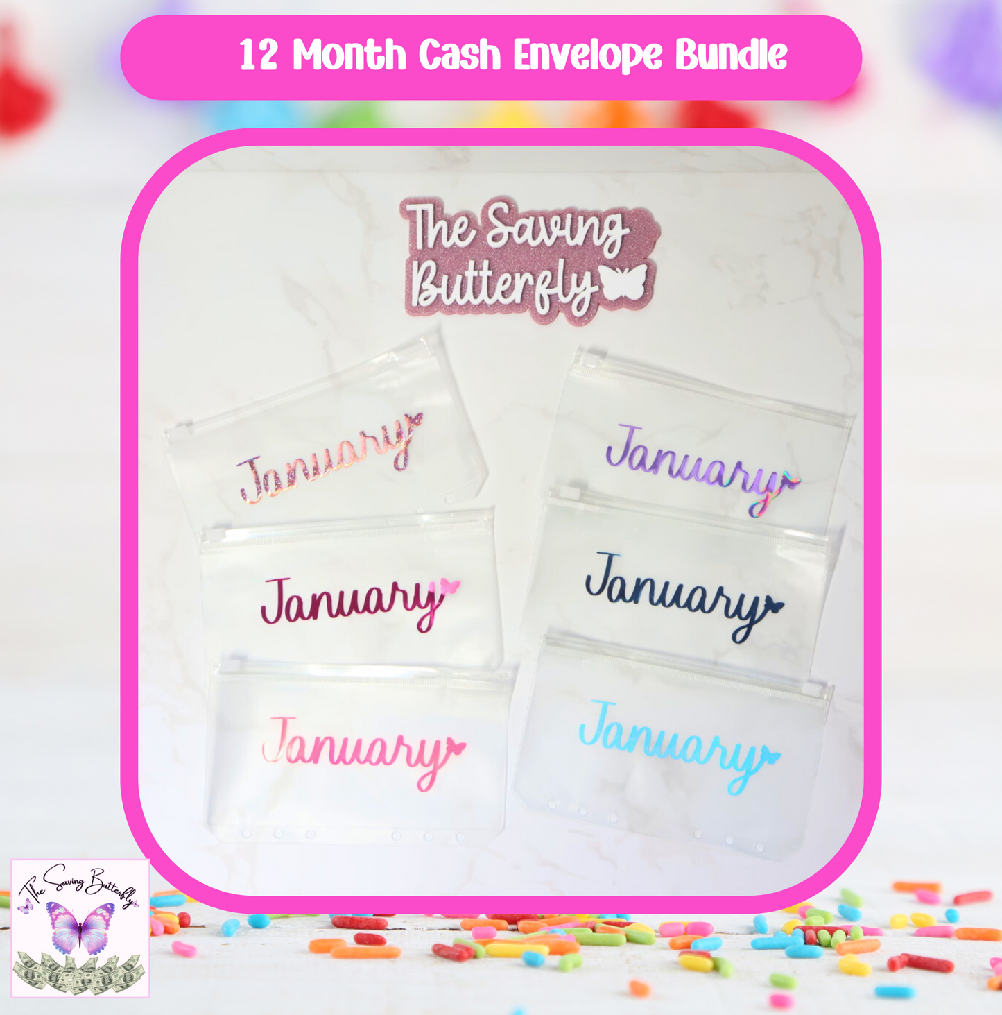 12 Month Cash Envelope Bundle