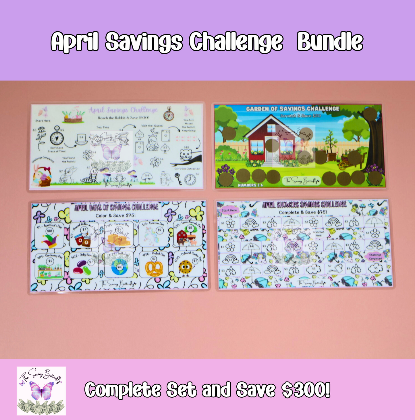 April Savings Challenge Bundle Set