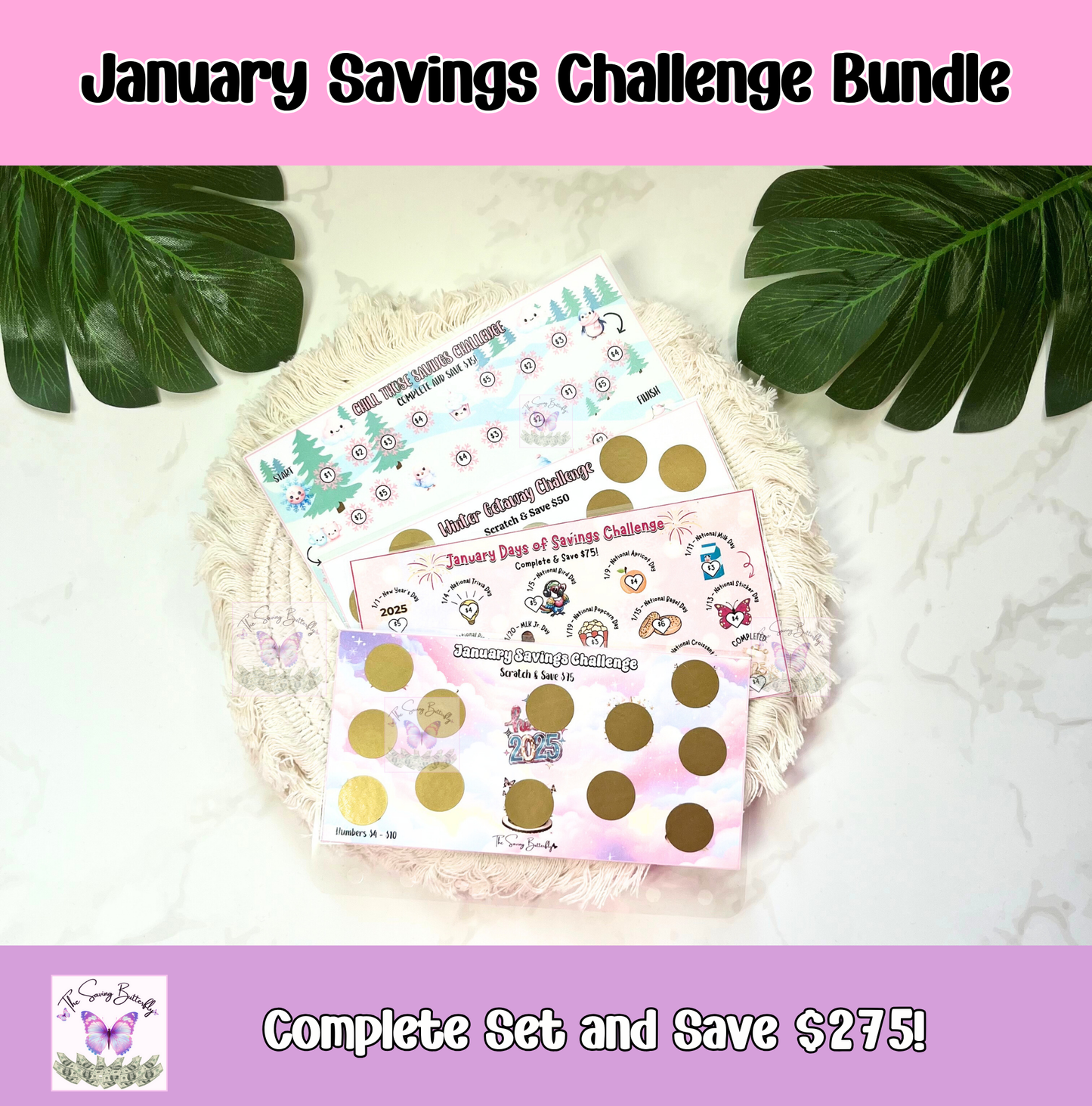 January Savings Challenge Bundle