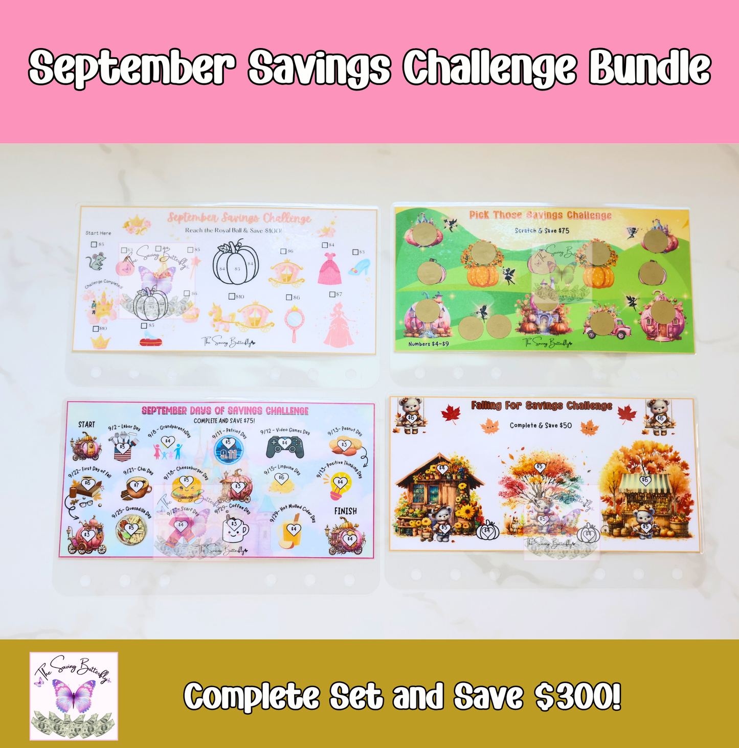 September Savings Challenge Bundle Set