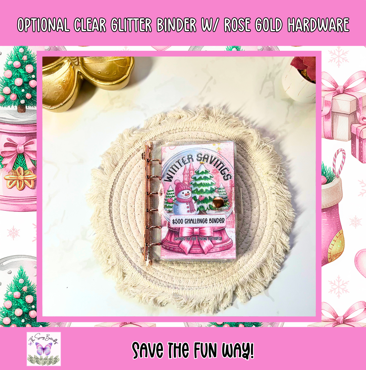 Winter Savings Challenge Binder