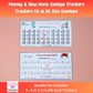 Household Savings Tracker Bundle Set A6 Size