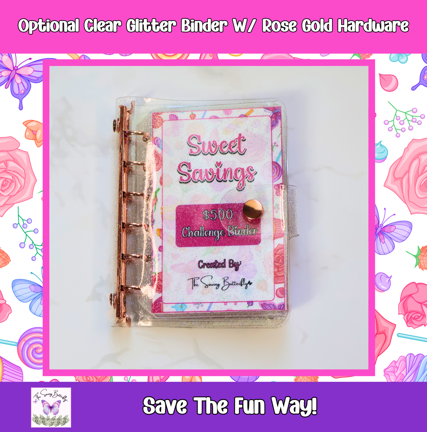 Mini Sweet Savings Challenge Binder Set