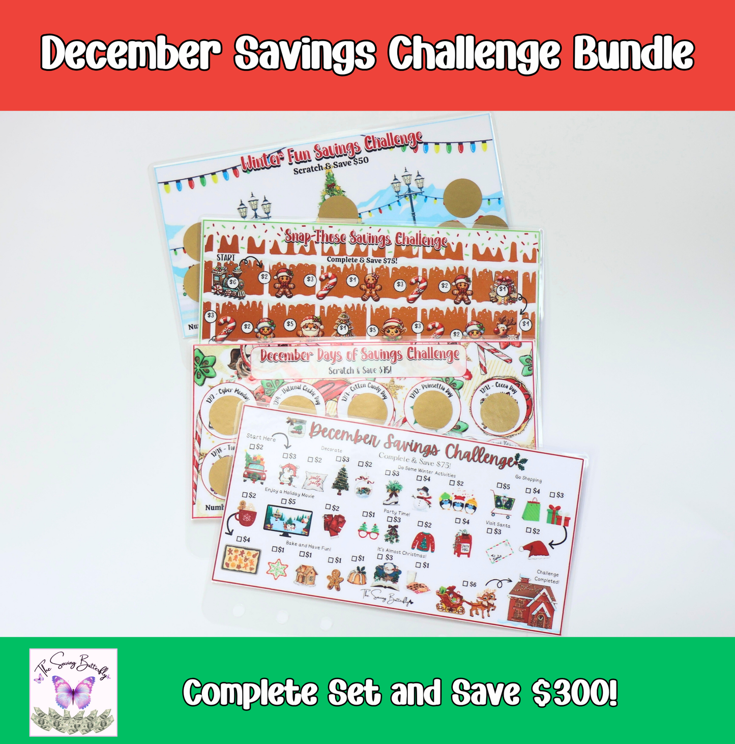 December Savings Challenge Bundle Set