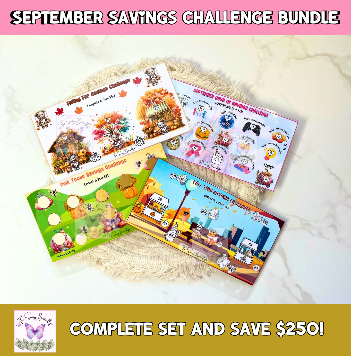 September Savings Challenge Bundle Set