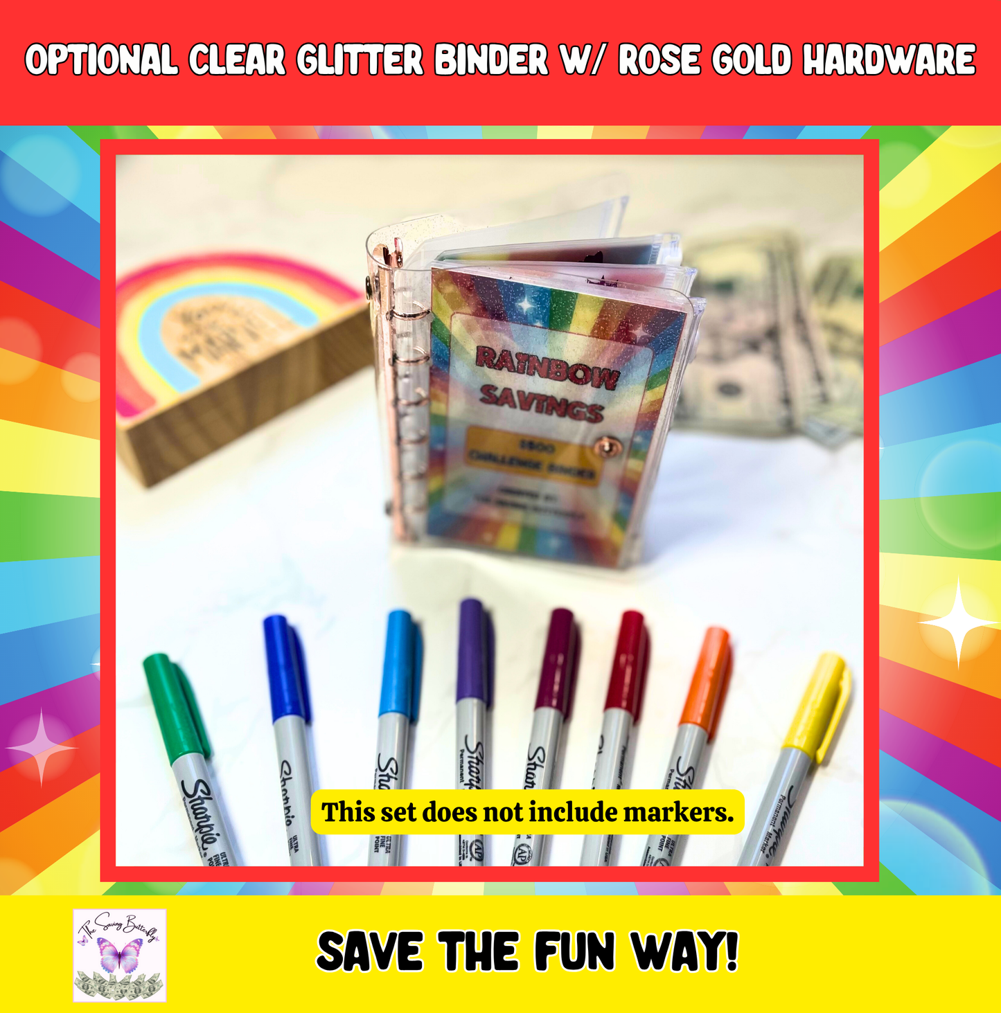 Rainbow Savings Challenge Set