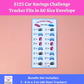 Car Savings Challenge Bundle Set A6 Size