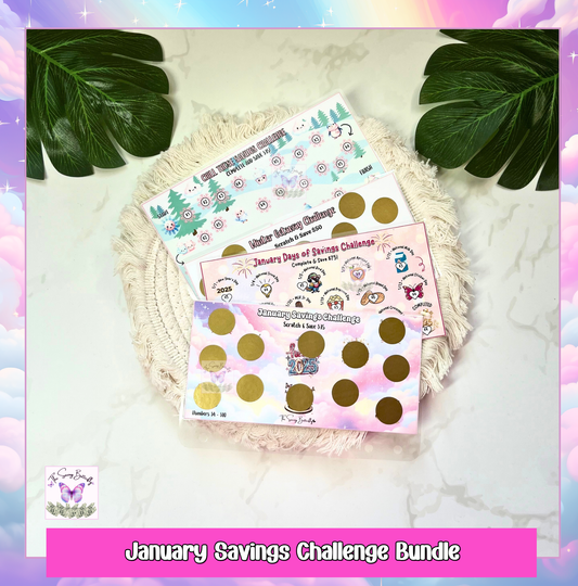 January Savings Challenge Bundle