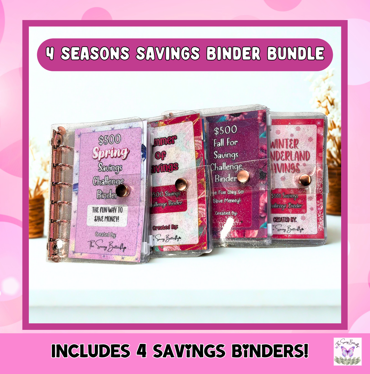 4 Seasons Mini Savings Challenge Binder Bundle