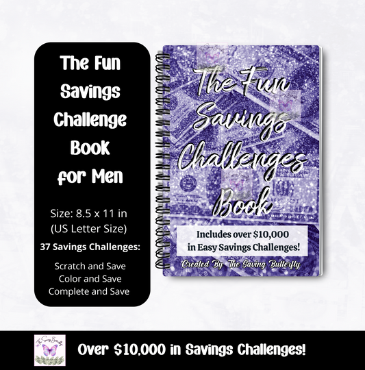 The Fun Savings Challenge Book for Men