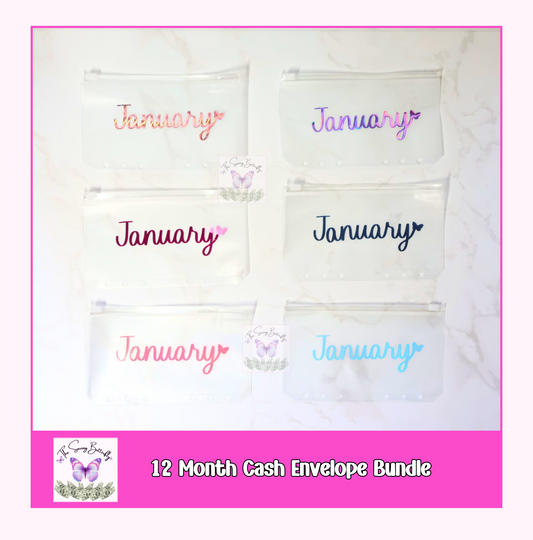 12 Month Cash Envelope Bundle