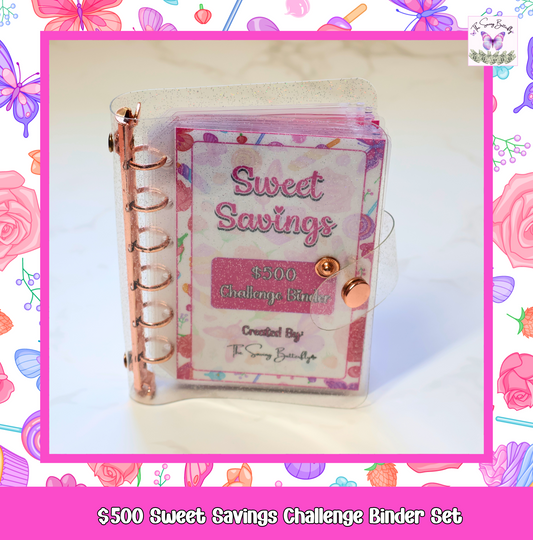 Mini Sweet Savings Challenge Binder Set