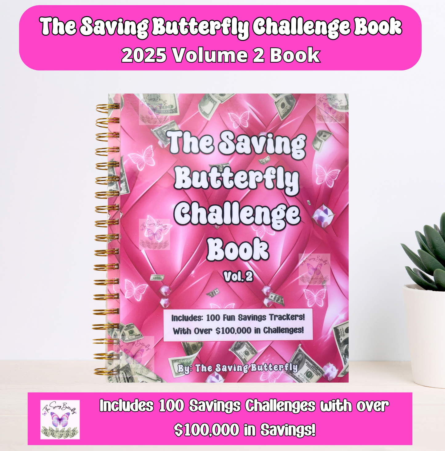 2025 Saving Butterfly Challenge Book Volume 2