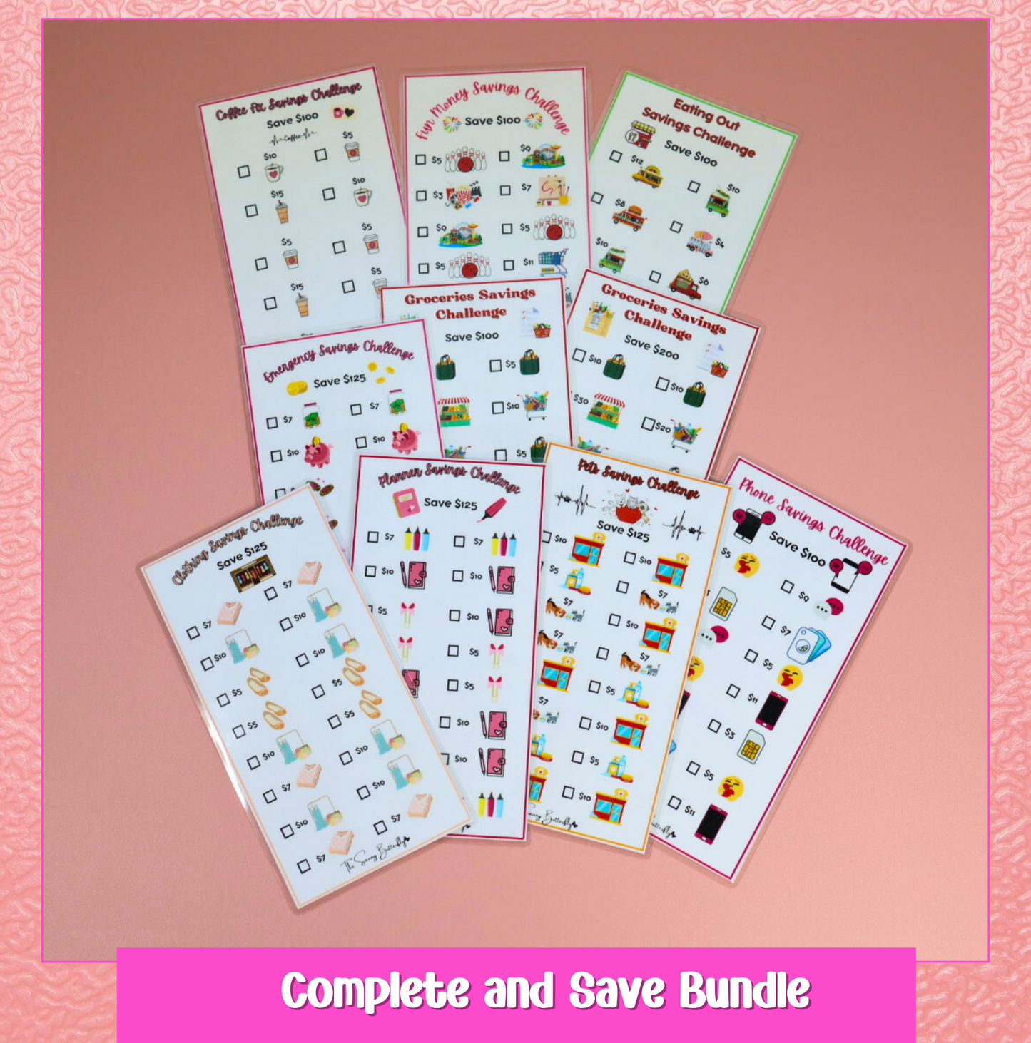 Complete and Save Challenge Bundle Set A6 Size