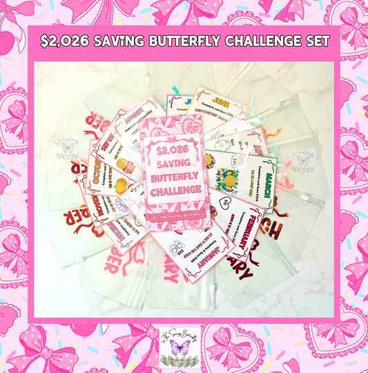 2026 Saving Butterfly Challenge Binder Set