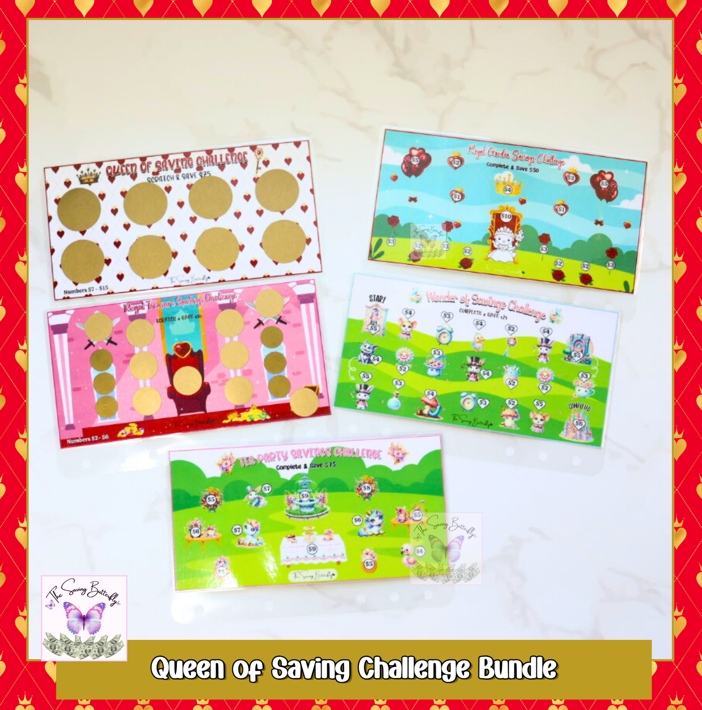 Queen of Savings Challenge Bundle Set