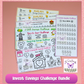 Invest Savings Challenge Bundle Set A6 Size