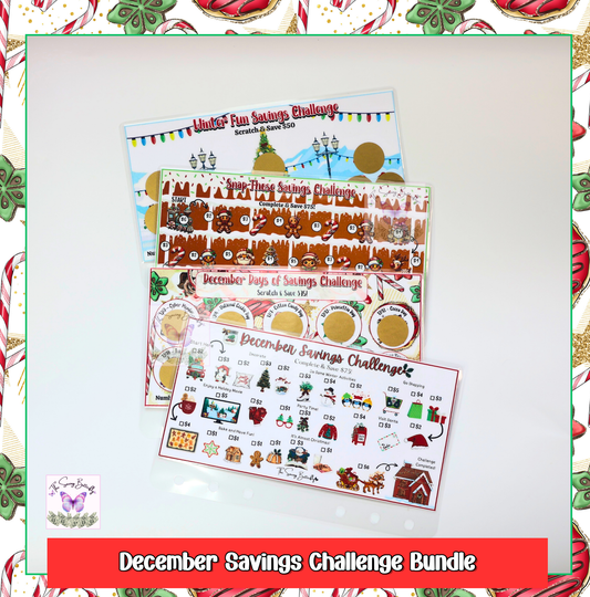 December Savings Challenge Bundle Set