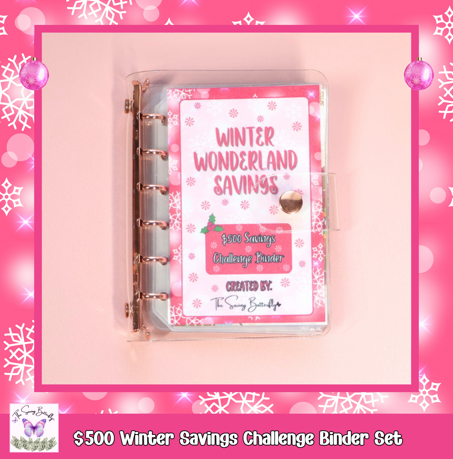 $500 Mini Winter Wonderland Savings Challenge Set