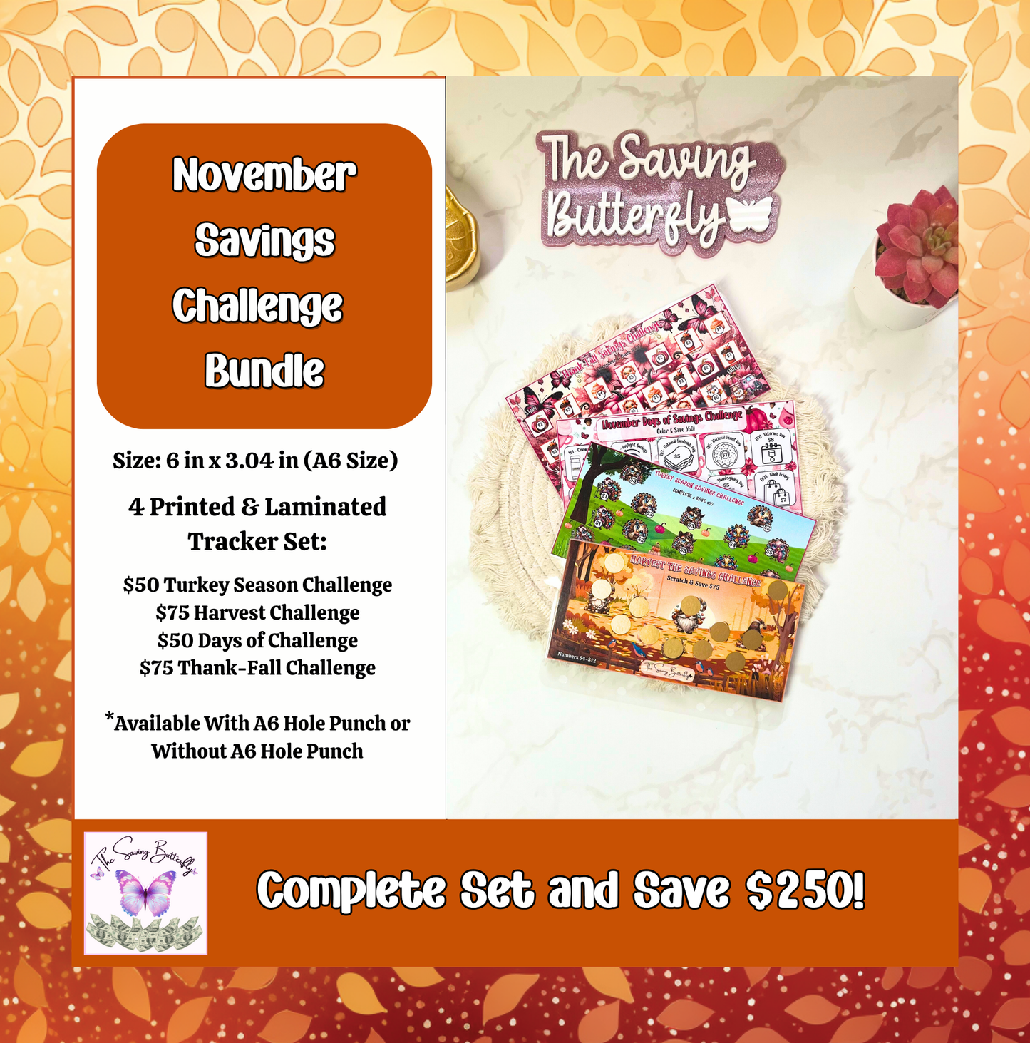 November 2025 Savings Challenge Bundle Set