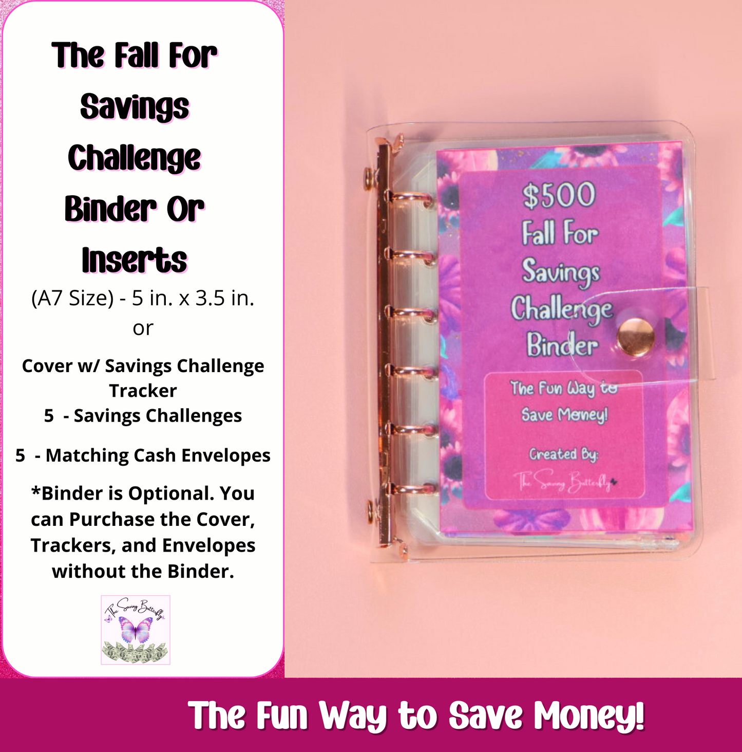 $500 Fall For Savings Challenge Set