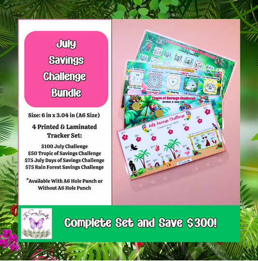 July Savings Challenge Bundle Set