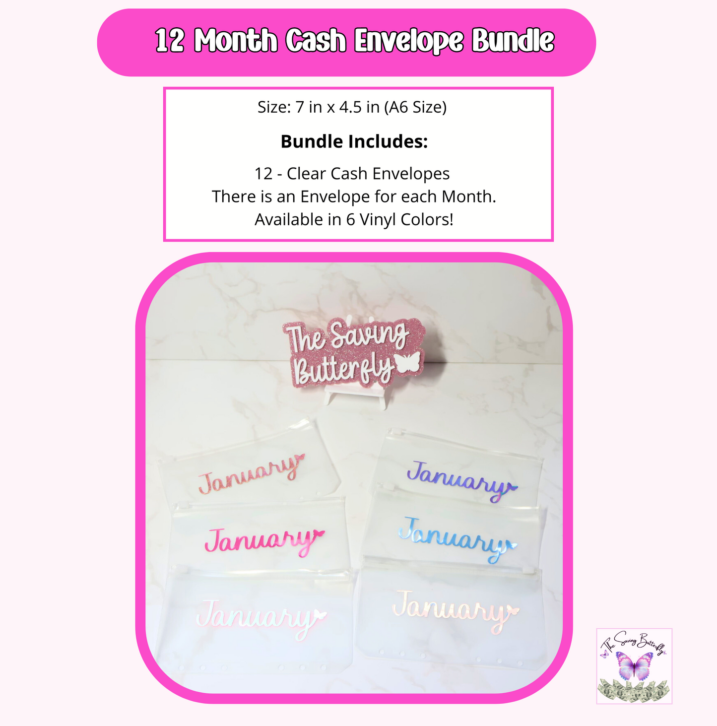 12 Month Cash Envelope Bundle