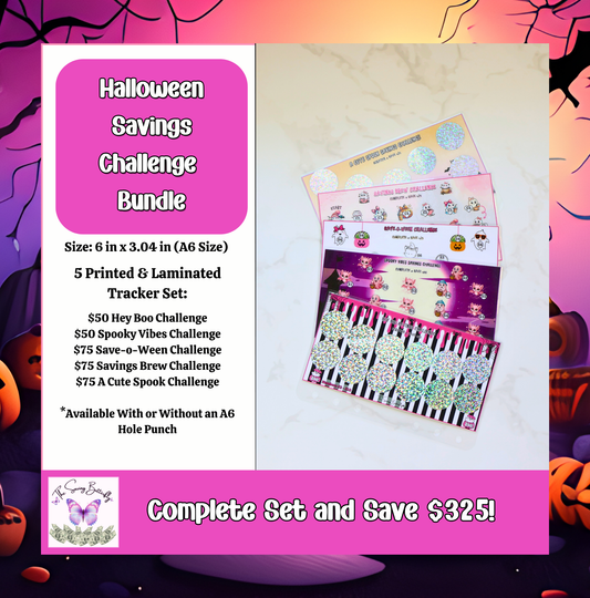 Halloween Savings Challenge Bundle Set