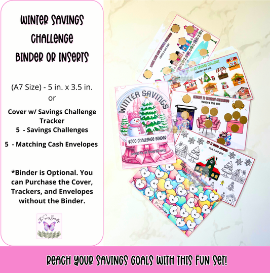 Winter Savings Challenge Binder