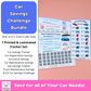 Car Savings Challenge Bundle Set A6 Size