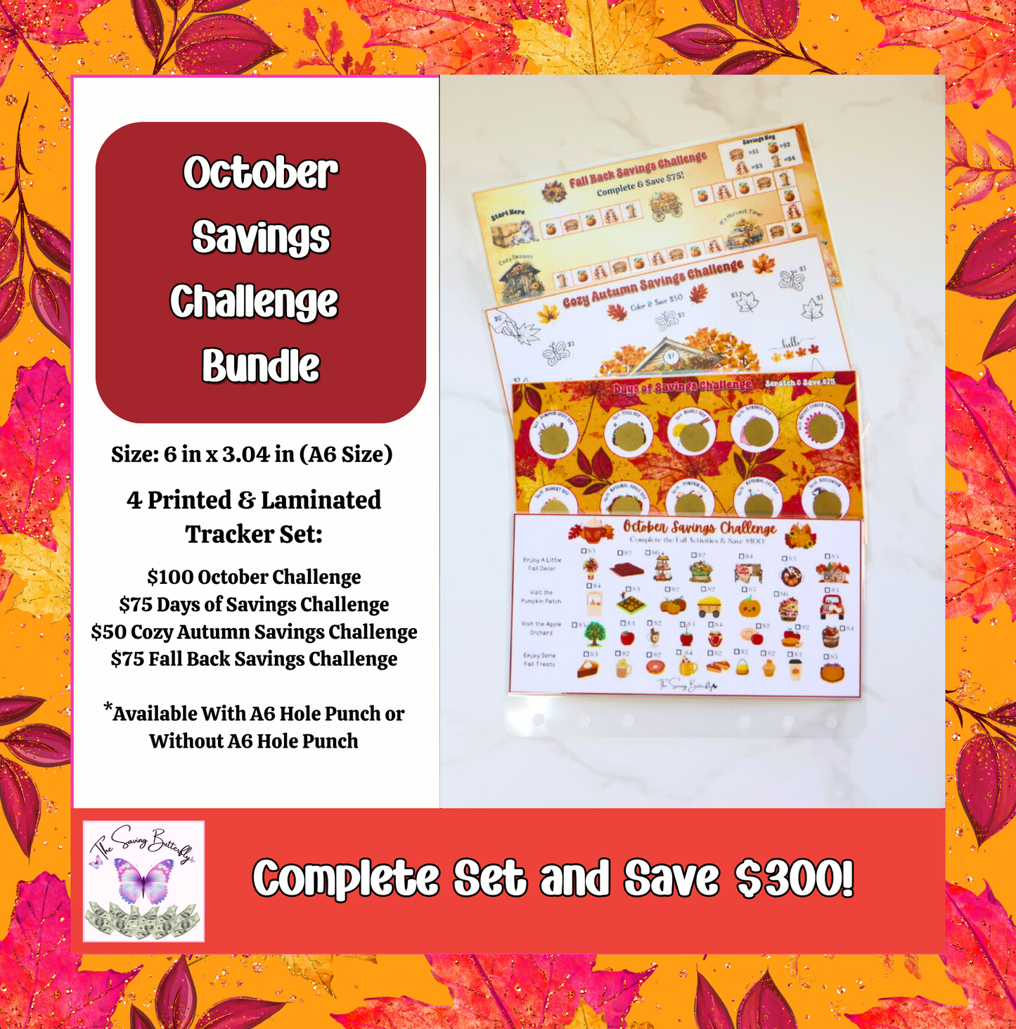 October Savings Challenge Bundle Set