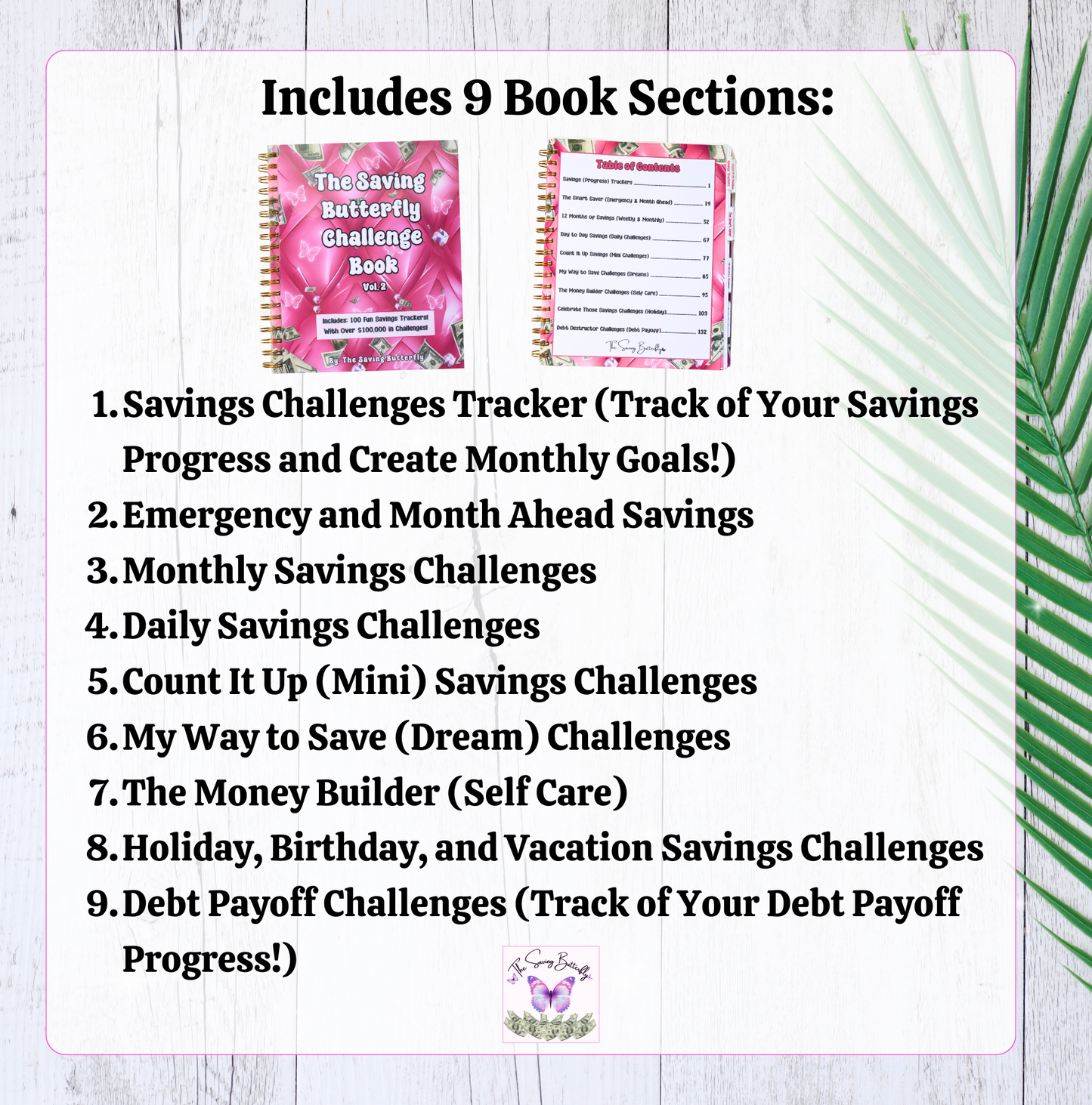 2025 Saving Butterfly Challenge Book Volume 2