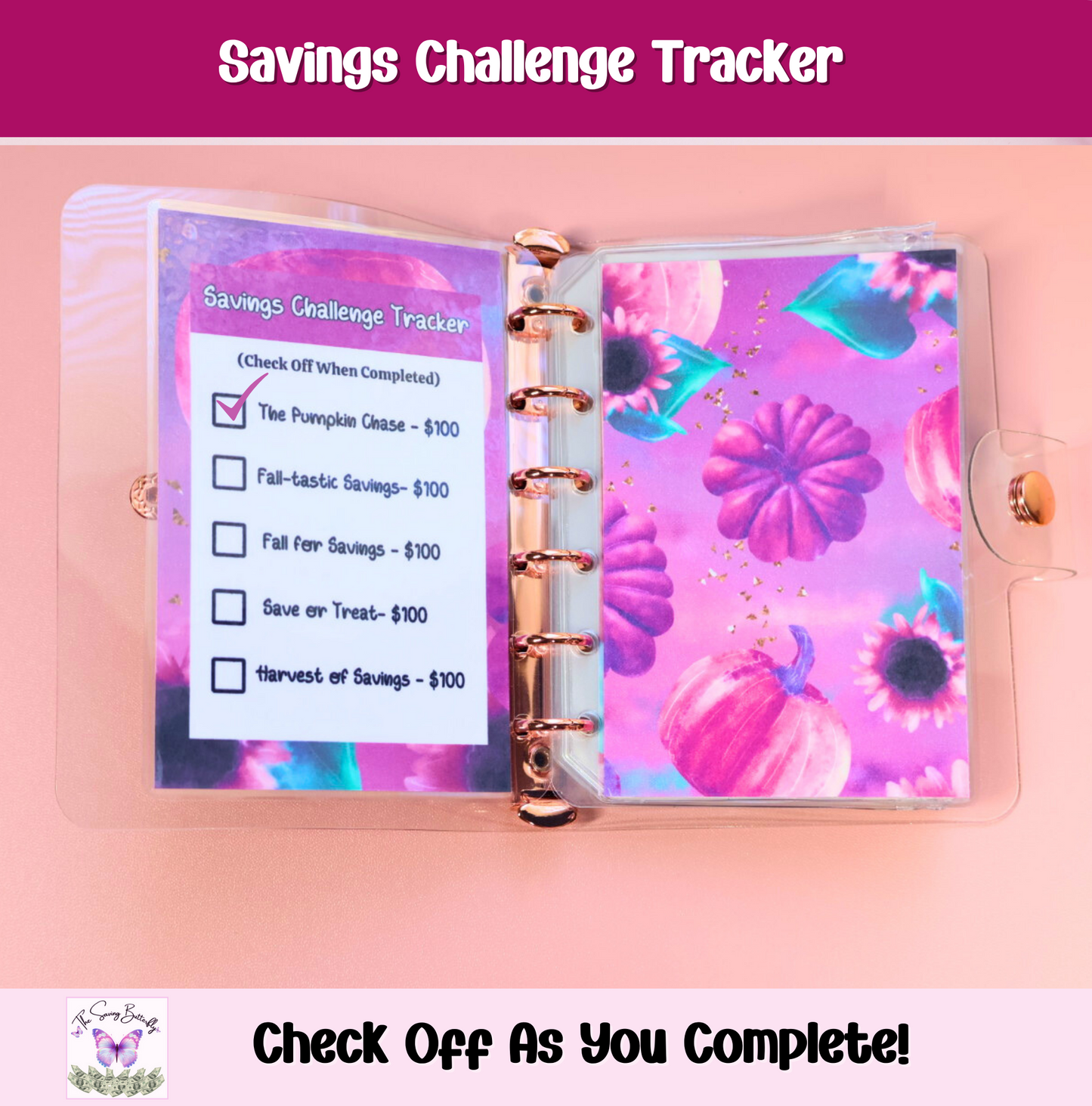 $500 Fall For Savings Challenge Set