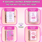 4 Seasons Mini Savings Challenge Binder Bundle
