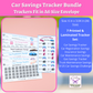Car Savings Challenge Bundle Set A6 Size