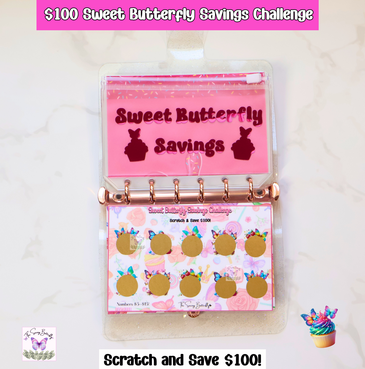 Mini Sweet Savings Challenge Binder Set