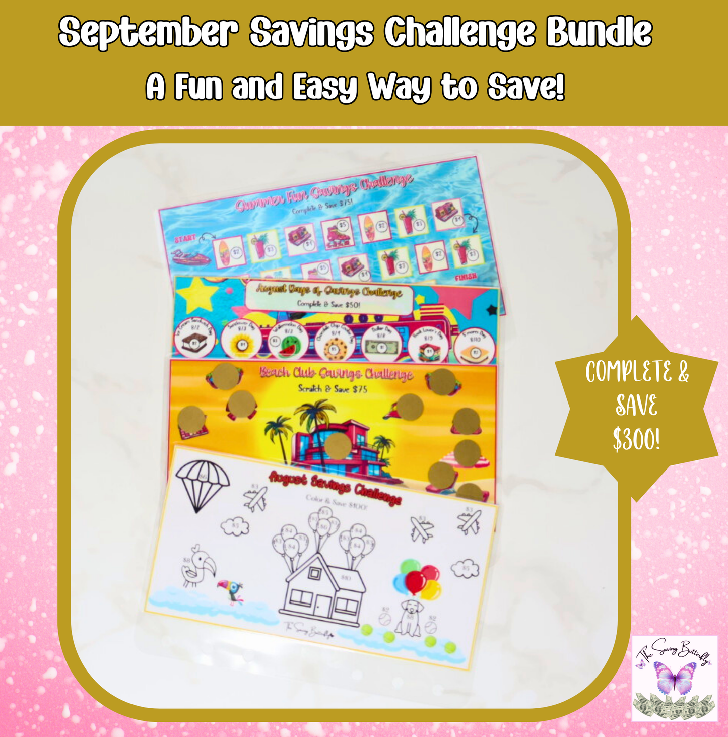 September Savings Challenge Bundle Set